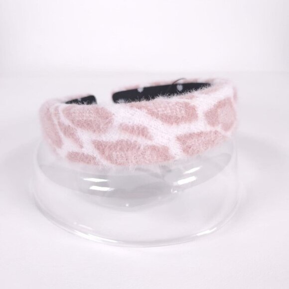 NWT Lele Sadoughi Leopard Knit Alice Headband‎ in Pink LSHA1214PL main image 11